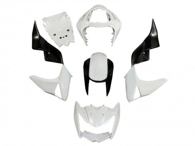 2003-2006 Kawasaki Z1000 Motorcycle Fairings - White Glossy Black UK