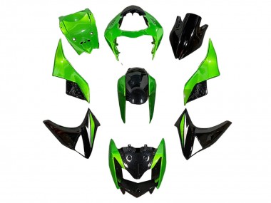 2003-2006 Kawasaki Z1000 Motorcycle Fairings - Green Glossy Black UK