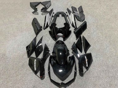 2010-2013 Kawasaki Z1000 Motorcycle Fairings - Glossy Black White UK