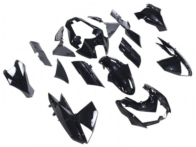 2010-2013 Kawasaki Z1000 Motorcycle Fairings - Glossy Black UK