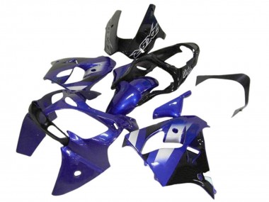 2002-2006 Kawasaki ZX12R Motorcycle Fairings - Blue White Black UK