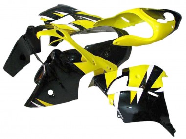 2002-2006 Kawasaki ZX12R Motorcycle Fairings - Yellow Black UK