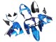 2000-2001 Kawasaki ZX9R Motorcycle Fairings - Blue Black UK