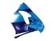 2000-2001 Kawasaki ZX9R Motorcycle Fairings - Blue Black UK
