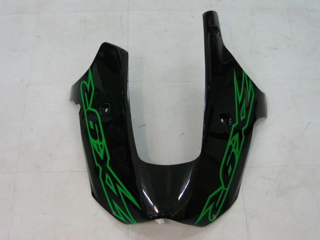 2000-2001 Kawasaki ZX9R Motorcycle Fairings - Green Silver Black UK