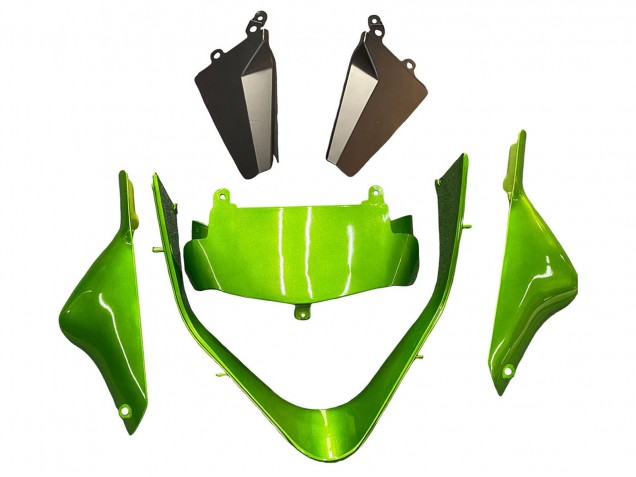 2000-2001 Kawasaki ZX9R Motorcycle Fairings - Green Flame UK