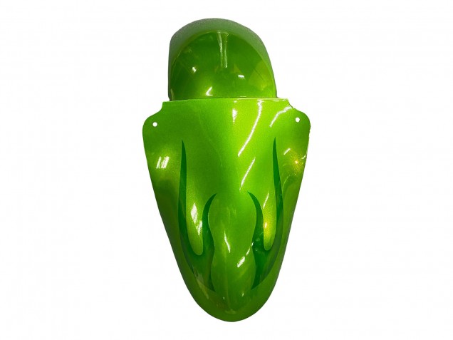 2000-2001 Kawasaki ZX9R Motorcycle Fairings - Green Flame UK