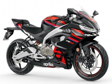 2024-2025 Aprilia RS457 Motorcycle Fairings - Matte Black Red UK