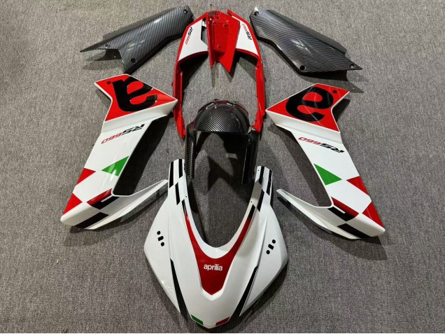 2020-2024 Aprilia RS660 Motorcycle Fairings - White Red Black Carbon Fiber Green UK