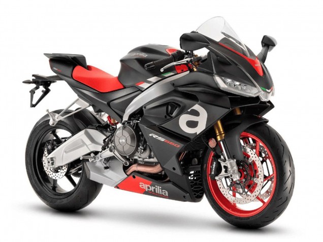 2020-2024 Aprilia RS660 Motorcycle Fairings - Matte Black Silver Red UK