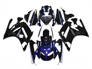 2001-2006 Yamaha FJR1300 Motorcycle Fairings - Glossy Black Blue UK