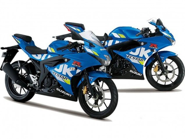 2017-2025 Suzuki GSXR125 Motorcycle Fairings - Blue Ecstar UK