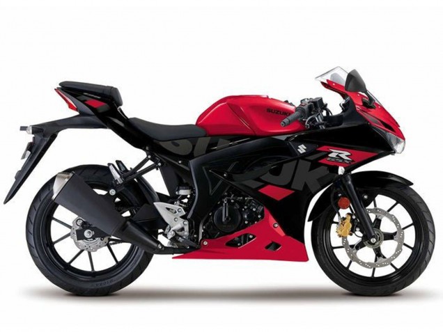 2017-2025 Suzuki GSXR125 Motorcycle Fairings - Red Black UK