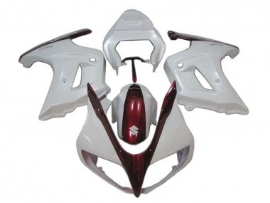 2003-2013 Suzuki SV650 Motorcycle Fairings - White Candy Red UK