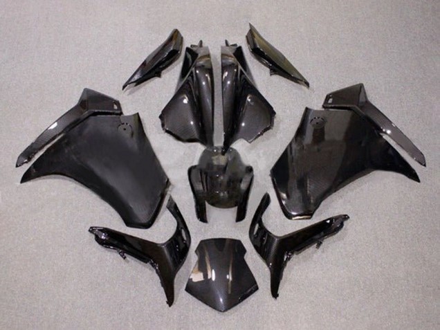 2010-2016 Honda VFR 1200 Motorcycle Fairings - Black Carbon Fiber UK