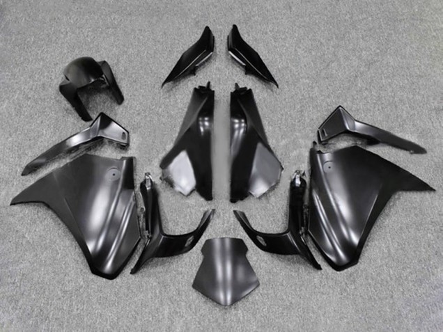 2010-2014 Honda VFR 1200 Motorcycle Fairings - Matte Black Glossy Black UK
