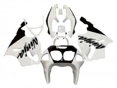 1996-2003 Kawasaki ZX7R Motorcycle Fairings - White Black UK