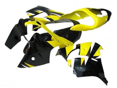 2000-2001 Kawasaki ZX9R Motorcycle Fairings - Yellow Black UK
