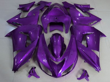 2006-2007 Kawasaki ZX10R Motorcycle Fairing - Purple UK
