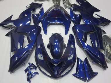 2006-2007 Kawasaki ZX10R Motorcycle Fairing - Dark Blue UK