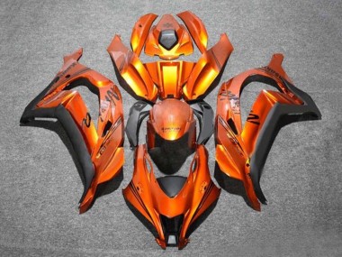 2016-2020 Kawasaki ZX10R Motorcycle Fairings - Orange Black UK