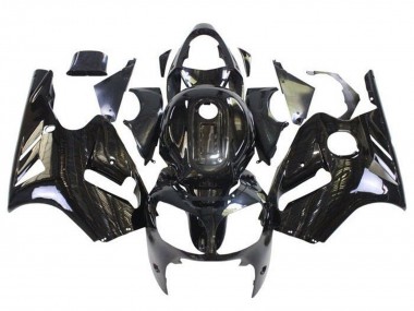 2000-2001 Kawasaki ZX12R Motorcycle Fairing - Glossy Black UK