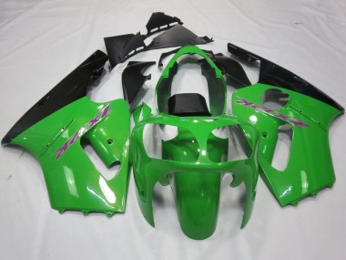 2000-2001 Kawasaki ZX12R Motorcycle Fairings - Green Black Purple UK