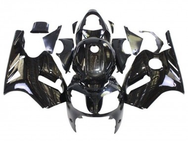 2002-2006 Kawasaki ZX12R Motorcycle Fairings - Glossy Black UK