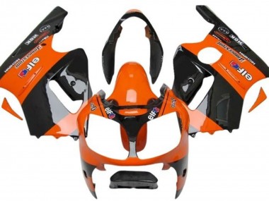 2002-2006 Kawasaki ZX12R Motorcycle Fairings - Orange Black Elf Bridgestone UK