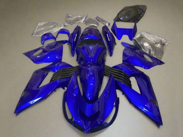 2006-2011 Kawasaki ZX14R ZZR1400 Motorcycle Fairing Kits - Blue UK