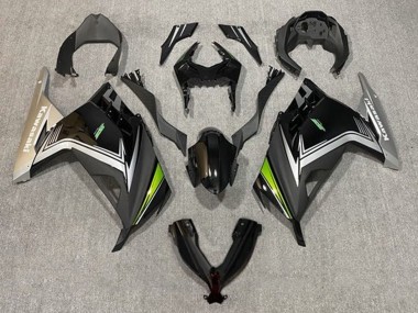 2013-2024 Kawasaki EX300 Motorcycle Fairings - Glossy Black Matte Black Silver Green UK