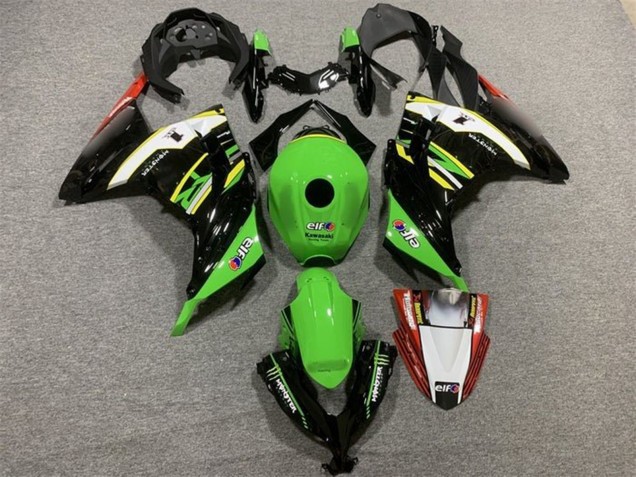2013-2024 Kawasaki EX300 Motorcycle Fairings - Green Black White Yellow Red UK