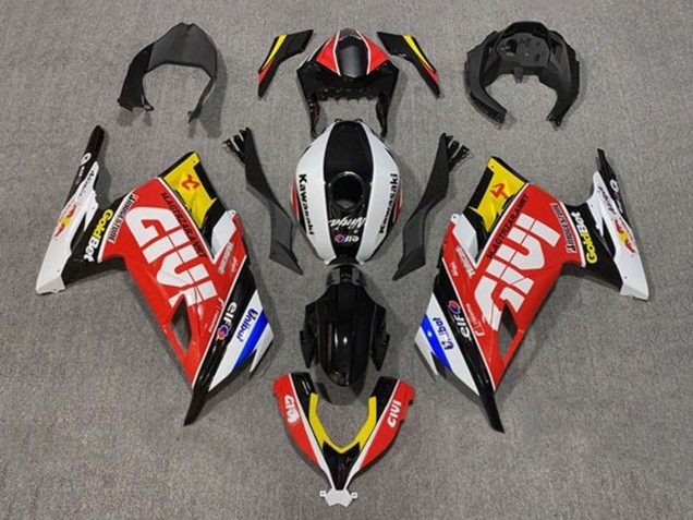 2013-2024 Kawasaki EX300 Motorcycle Fairings - White Red Yellow Blue Black Givi UK