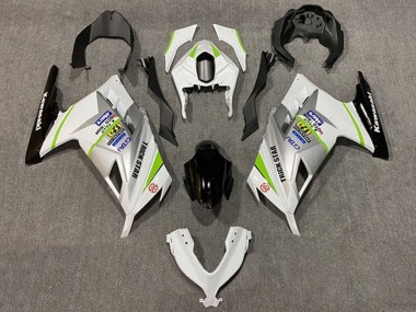 2013-2024 Kawasaki EX300 Motorcycle Fairings - White Silver Green Black UK