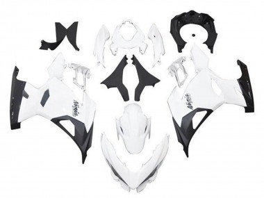 2018-2024 Kawasaki Ninja 400 Motorcycle Fairings - White Black UK