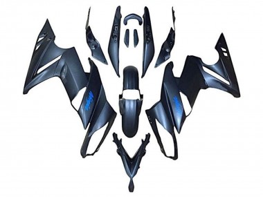 2009-2011 Kawasaki Ninja 650 EX650 Motorcycle Fairings - Matte Black Blue UK