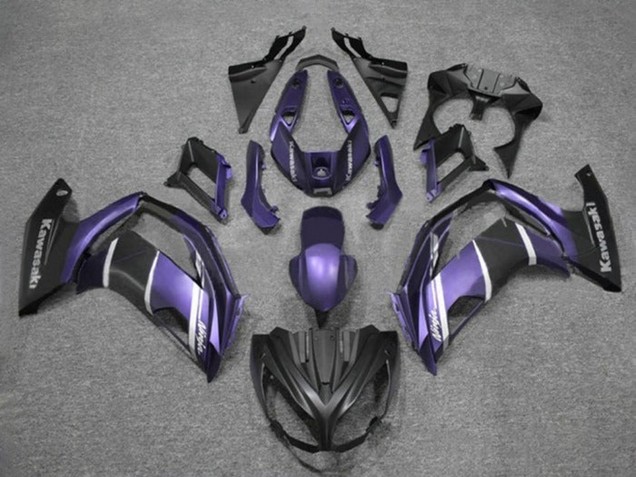2012-2016 Kawasaki Ninja 650 EX650 Motorcycle Fairings - Purple Silver Matte Black UK