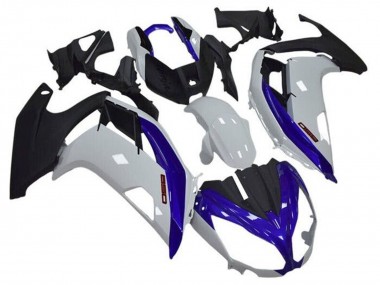 2012-2016 Kawasaki Ninja 650 EX650 Motorcycle Fairings - White Blue Matte Black UK