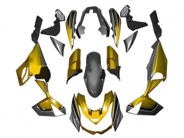 2010-2013 Kawasaki Z1000 Motorcycle Fairings - Gold UK