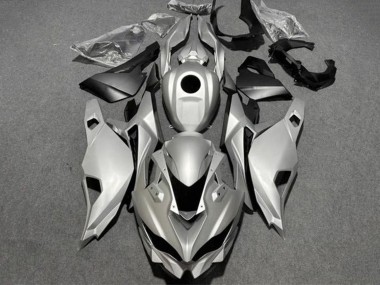 2019-2025 Kawasaki ZX25R ZX-25R Motorcycle Fairings - Glossy Silver Matte Black UK