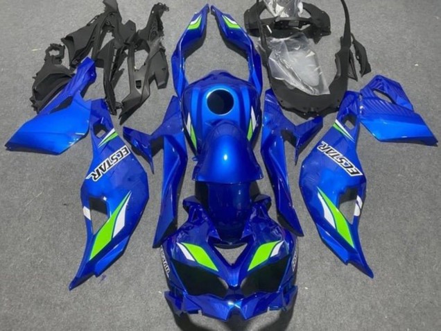2019-2025 Kawasaki ZX25R ZX-25R Motorcycle Fairings - Blue Green Ecstar UK