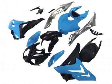 2015-2016 BMW S1000RR Motorcycle Fairings - Silver Blue Matte Black UK