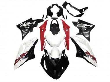 2015-2016 BMW S1000RR Motorcycle Fairings - White Red Black HP RR UK