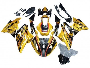 2015-2016 BMW S1000RR Motorcycle Fairings - Gold Black Tyco UK