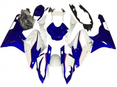 2017-2018 BMW S1000RR Motorcycle Fairings - White Blue Red Pinstripe UK