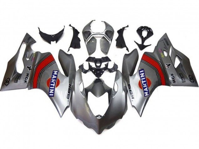 2011-2014 Ducati Panigale 1199 Motorcycle Fairings - Silver Red Blue Martini UK