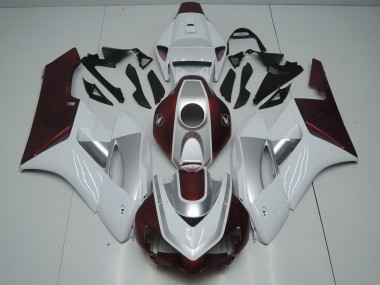 2006-2007 Honda CBR1000RR Motorcycle Fairings - White Silver Glossy Black UK