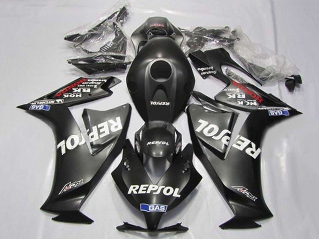 2012-2016 Honda CBR1000RR Motorcycle Fairings - Matte Black White Repsol UK