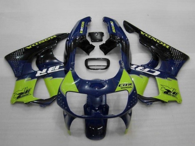 1994-1995 Honda CBR900RR 893 Motorcycle Fairings - Blue Green Glossy Black UK