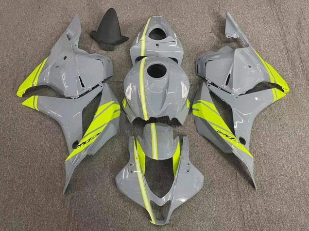 2007-2008 Honda CBR600RR Motorcycle Fairings - Nardo Grey Neon Yellow UK